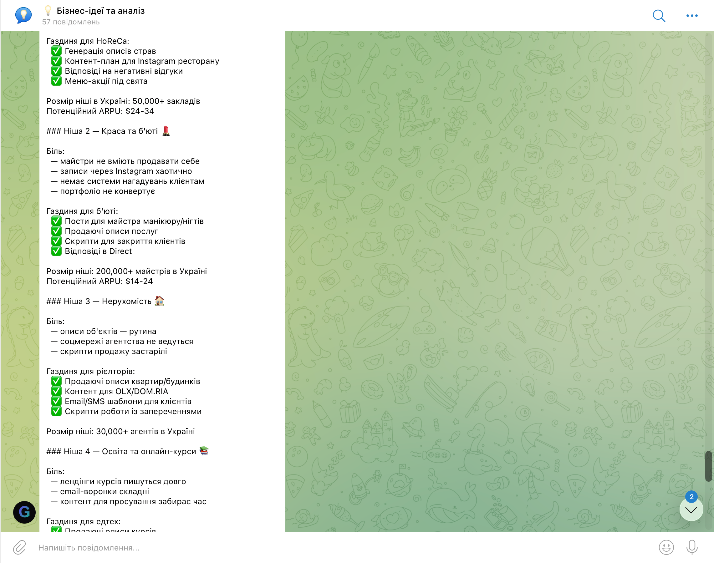 Ідейниця — ніші б'юті, нерухомість і матриця складності